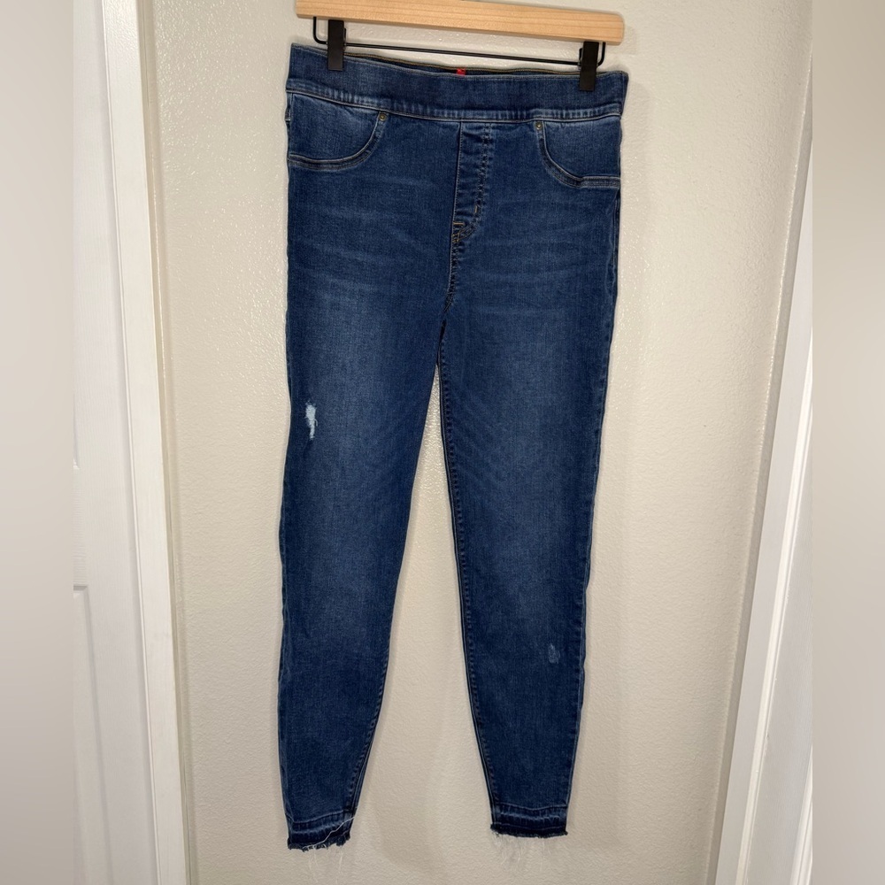 Spanx Distressed Ankle Skinny Jeans XL - Picture 2 of 11